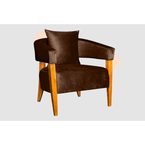 POLTRONA DECORATIVA VALENTINA LUXO DORA BELA - 0120