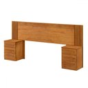 Ver imagem 2 de Cabeceira Extensível Ímola com 6 Gavetas Cinamomo - Panorama Móveis