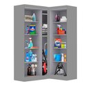 Ver imagem 2 de Armário Multiuso Modulado Celan 5 Portas Onix - Pnr Móveis