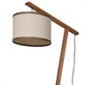 Luminária de Chão Aurora com Pés de Madeira e Palha Natural 160cm - 3