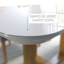 Ver imagem 5 de Conjunto Sala de Jantar Slim Mesa Pé Palito e 4 Cadeiras Monaco Móveis Mundial