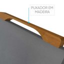 Ver imagem 6 de Conjunto Sala de Jantar Slim Mesa Pé Palito e 4 Cadeiras Monaco Móveis Mundial