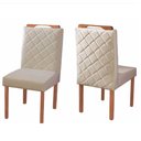 Ver imagem 4 de Conjunto Sala de Jantar Slim Mesa Pé Palito e 4 Cadeiras Monaco Móveis Mundial