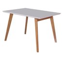 Ver imagem 3 de Conjunto Sala de Jantar Slim Mesa Pé Palito e 4 Cadeiras Monaco Móveis Mundial