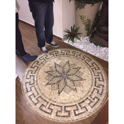 Piso em Mosaico Romano Stella Romana 80cm - 2