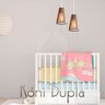 Luminaria Pendente Duplo Koni E27 Madeira Mdf Cq Desmontada:branco - 3