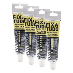 Kit 4x Colas Fixa Tudo Alto Poder até Debaixo D'água 80g
