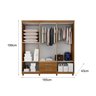 Guarda-Roupa Casal Milao 6 Portas 2 Gavetas Mobycasa Moveis Ipe - 2