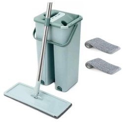 Mop Flat Rodo Magico Esfregao Limpeza Balde Fit Lava e Seca Multiuso Rayco 18020 - 3 Mop Flat Rodo Magico Esfregao Limpeza Balde Fit Lava e Seca Multiuso Rayco 18020 - 3