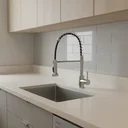 Ver imagem 3 de Torneira Gourmet Cozinha Monocomando Mesa Duplo Jato Flexível Aço Escovado Me17s