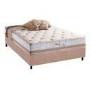 Ver imagem 1 de Cama Box Casal: Colchão Molas Herval Maxspring Spain + Base CRC Suede Clean(138x188)
