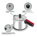 Ver imagem 2 de Panela de Pressão Clock Eco Polida 4,5l Prata