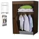 Ver imagem 2 de Guarda Roupa Portatil Armario Arara Roupas Organizador Cabideiro Prateleiras Organizador Compacto