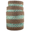 Ver imagem 3 de Jogo De Cestas Redondas L'Hermitage 3 Pçs Em Fibra Natural