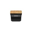 Ver imagem 1 de Cesto Organizador Grid com Tampa em Bambu 2,5L ou Preto