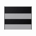 Ver imagem 3 de Balcão de Atendimento Recepção Consultório F5 120cm Cinza Sagrado com Preto F5 Office