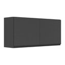 Ver imagem 1 de Armário Aéreo Cozinha 120 Cm 2 Portas Mp3682.895 Preto