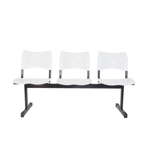 Longarina Turim 3 Lugares - Branco