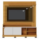 Ver imagem 3 de Estante Home Theater Jurerê 1.8 Naturale Off White Matte – Colibri