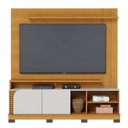 Ver imagem 1 de Estante Home Theater Jurerê 1.8 Naturale Off White Matte – Colibri