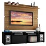 Rack Madesa Cancun e Painel para Tv até 65 Polegadas - Preto/rustic - 2