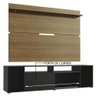 Rack Madesa Cancun e Painel para Tv até 65 Polegadas - Preto/rustic - 5