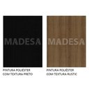 Ver mais imagens de Rack Madesa Cancun e Painel para Tv até 65 Polegadas - Preto/rustic