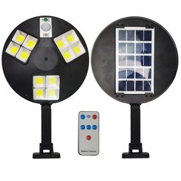 Luminaria Solar Sensor Movimento Presença Controle LED Branco Frio Parede Rua Jardim Quintal Casa Se - 1
