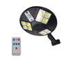 Luminaria Solar Sensor Movimento Presença Controle LED Branco Frio Parede Rua Jardim Quintal Casa Se - 2