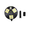 Luminaria Solar Sensor Movimento Presença Controle LED Branco Frio Parede Rua Jardim Quintal Casa Se - 6