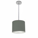 Ver imagem 1 de Lustre Luminária Pendente Vivare Free Lux Pe-4107cz Cúpula em Tecido 25x20cm