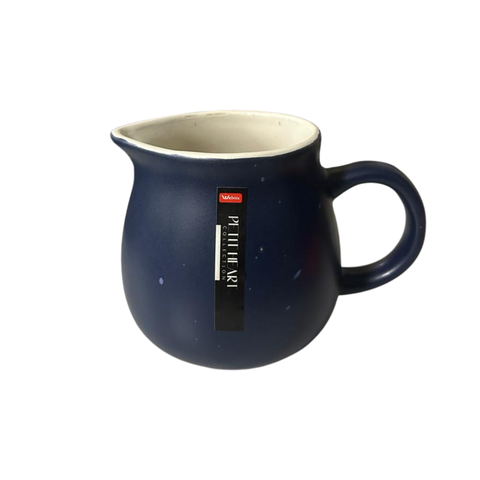 Leiteira de Cerâmica 350ml Azul -wellmix