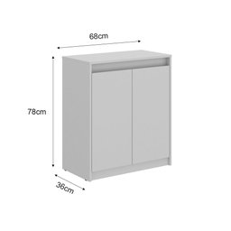 Armário Baixo para Escritório Web Office - 4