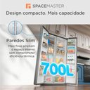 Ver imagem 5 de Geladeira Midea Side By Side Frost Free Inverter 700L Spacemaster MDRS923MMD463 Inox Bivolt