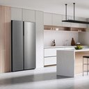 Ver mais imagens de Geladeira Midea Side By Side Frost Free Inverter 700L Spacemaster MDRS923MMD463 Inox Bivolt