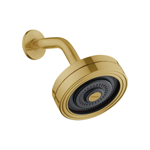 Ducha Chuveiro P/ Aquecedor Solar e Gás Smart Clean - Dourado Matte