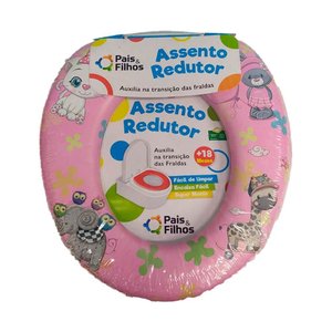 Assento Redutor Infantil para Bebê - Feminino - Animais - Pais e Filhos