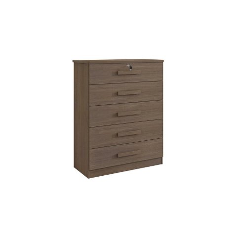 Cômoda Ipanema 5 Gavetas - D Doro Castanho