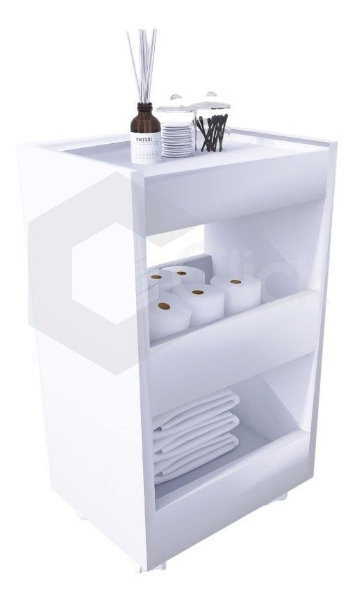 Bancada Para Quarto 4 Rodinhas Wood On Design Carrinho Multiuso ...