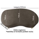Ver imagem 5 de Puff Recamier Orgânico Maitê 1mt Quarto Loja Bouclê Marrom