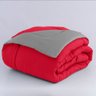Jogo de Cama Casal com Edredom Lençol Fronha Função Cobre Leito e Cobertor - 3
