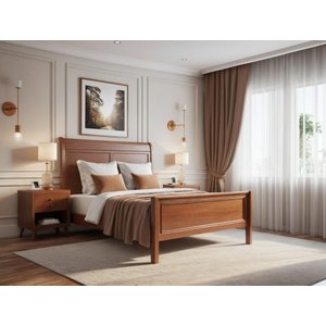 Cama de Casal 1,40 X 1,90 - Móveis de Gramado