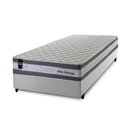 Ver imagem 3 de Conjunto Cama Box Solteiro c/ Molas Ensacadas Alpine Branco 88x188x65