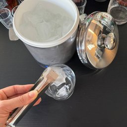 Mini Pegador de Gelo Aço Inox Lyor 14cm Multiuso para Frios - 3