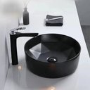 Ver imagem 1 de Cuba de Apoio Evier Preto Fosco Geométrica Black Matte