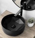 Ver imagem 3 de Cuba de Apoio Evier Preto Fosco Geométrica Black Matte