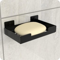 Kit Acessórios Para Banheiro Preto Fosco 6 Peças ELG - 8