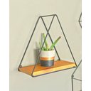 Ver imagem 3 de Nicho Mini Triângulo Carvalho e Preto