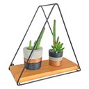 Ver imagem 2 de Nicho Mini Triângulo Carvalho e Preto