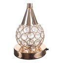 Ver imagem 4 de Abajur Luminária Quarto Sala Mesa de Cabeceira Cristal C/ Led Pgb Dourado